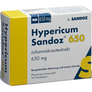 Hypericum Sandoz Filmtabletten 650mg 30 Stück